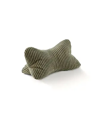 FYNCH-HATTON | Lesekissen KARIAMA 37x16cm Mustard | dunkelgrün